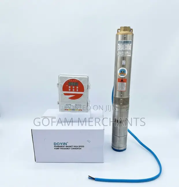 400W DC Submersible Water Pump (0.5HP) - 1-inch Outlet - 1