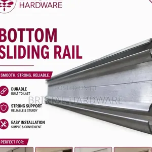 Bottom Sliding Rail for Doors & Cabinets