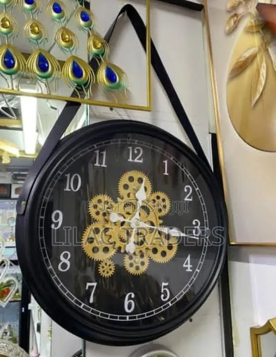 Rotating Gear Wall Clock - Adam Home - 1