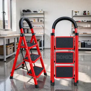 Premium Heavy-Duty Folding Step Ladder (2-5 Steps)