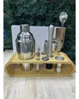 10-Piece Cocktail Shaker Set - Silver - 1