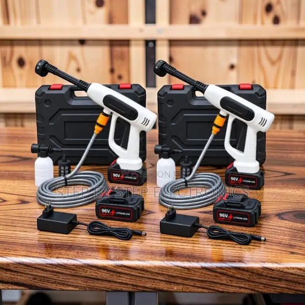20V Rechargeable Portable Cordless High Pressure Car Washer Gun - 1