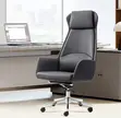 Executive High-Back Leather Office Chair - 3