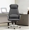 Executive High-Back Leather Office Chair - 5