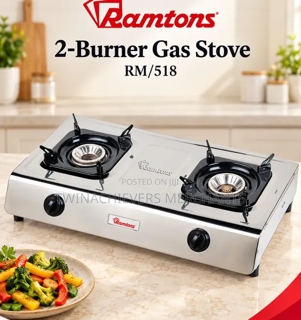 Ramtons 2 Burner Gas Stove - 1