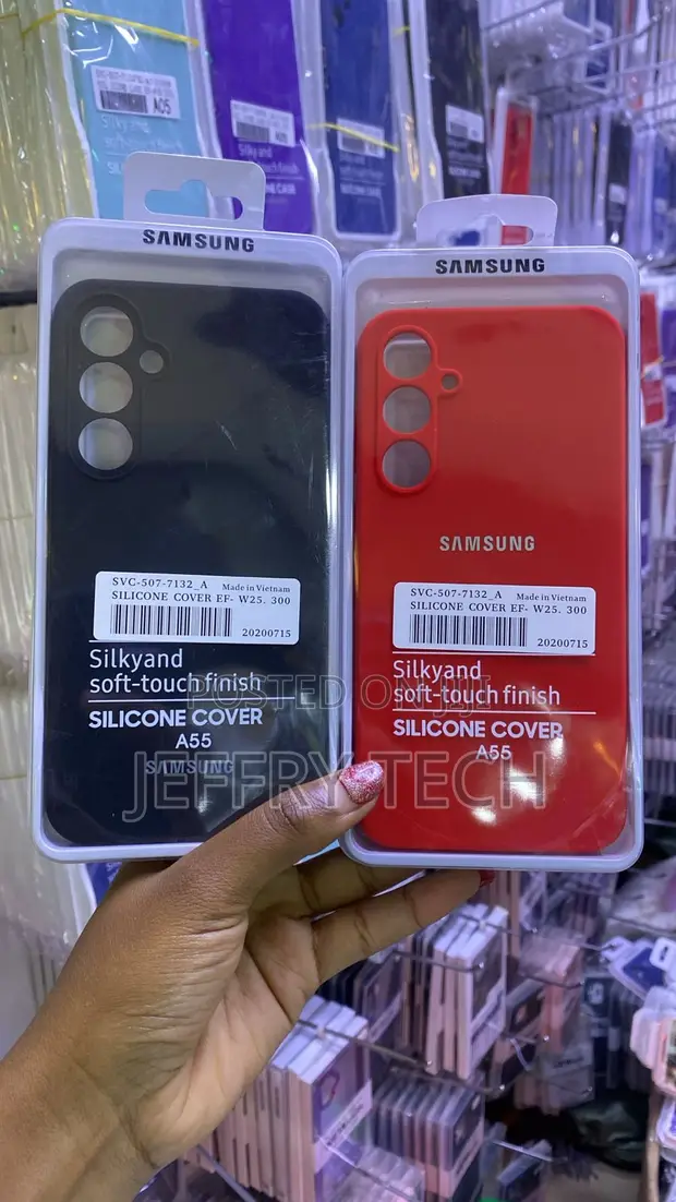 Samsung Galaxy A55 Silicone Case - Blue - 1