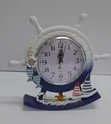 Wooden Photo Frame with Swing Clock Ornament - 2