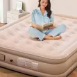 Queen Size Inflatable Air Mattress with Built-in Pump - 1