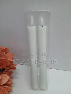 2-in-1 Flameless LED Candle - White