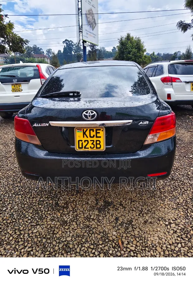 Toyota Allion 2010 Black - 1
