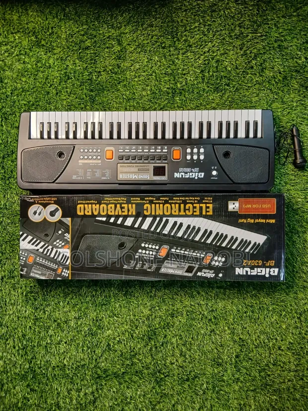 BF-63042 61-Key Electronic Keyboard with Microphone - 1