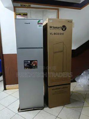Volsmart VL-BCD210 Silver Double Door Fridge