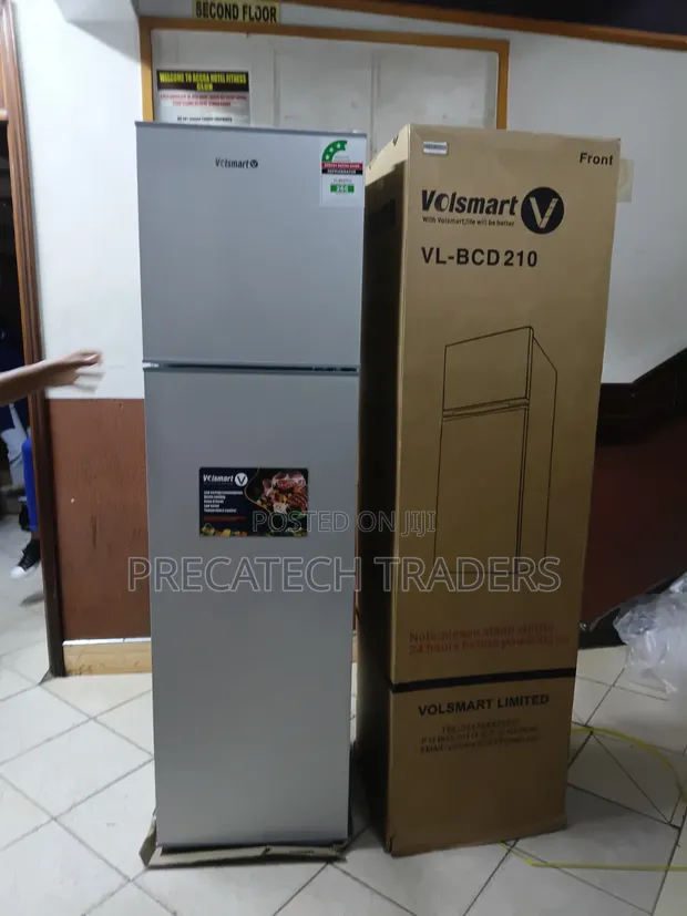 210L Volsmart Refrigerator - Spacious Top Freezer - 1