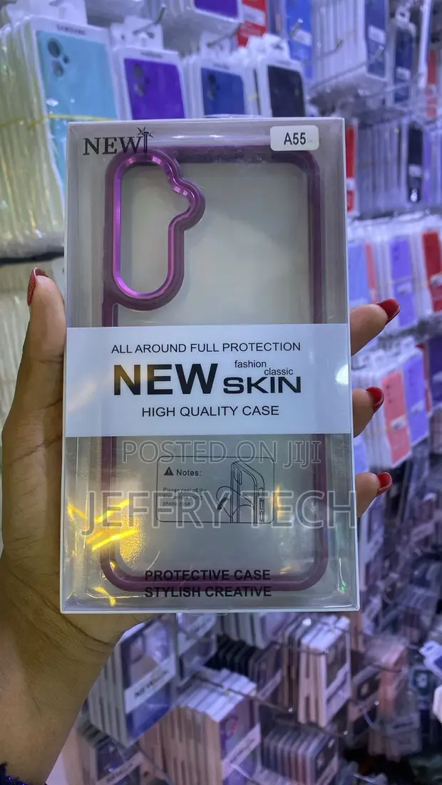 New Purple 'New Skin' Case for Samsung Galaxy A55 - 1