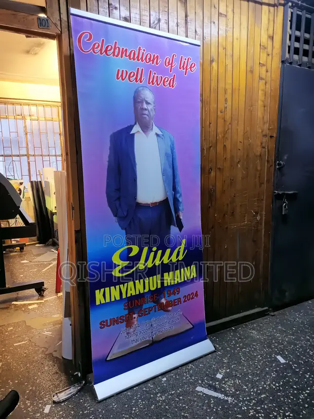 Memorial Roll-Up Banner Printing Service - 1