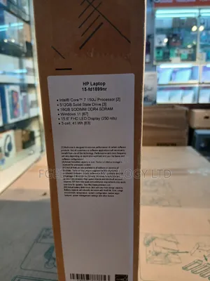 New HP 15 Laptop - Intel Core i7, 16GB RAM, 512GB SSD