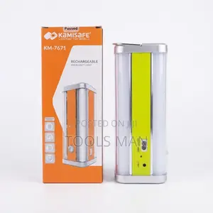 Kamisafe KM-7671 Rechargeable Emergency 4-Side LED Lamp Power Bank