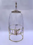 6L Luxury Crown Glass Dispenser with Gold Stand - 2