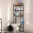 WSB3005 Black Detachable 3-Layer Toilet Rack - 2