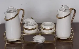 7pc Acar Ceramic Golden Set