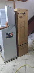 Silver Voltsmart Double Door Fridge 210L - 1