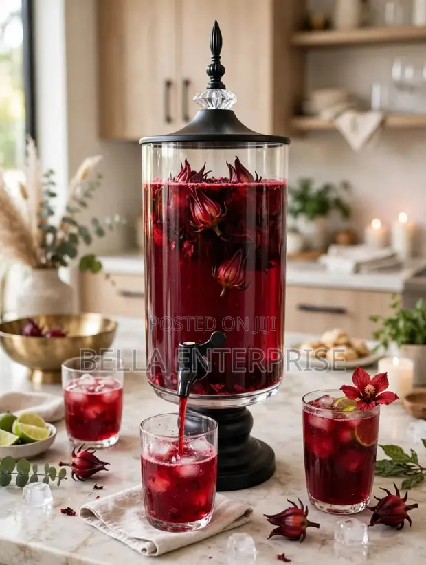 5L Luxury Glass Juice Dispenser Set - 1