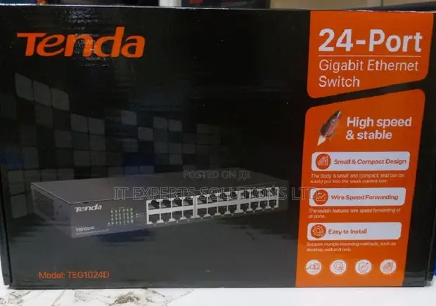 Tenda 24-Port Gigabit Desktop Switch - 1