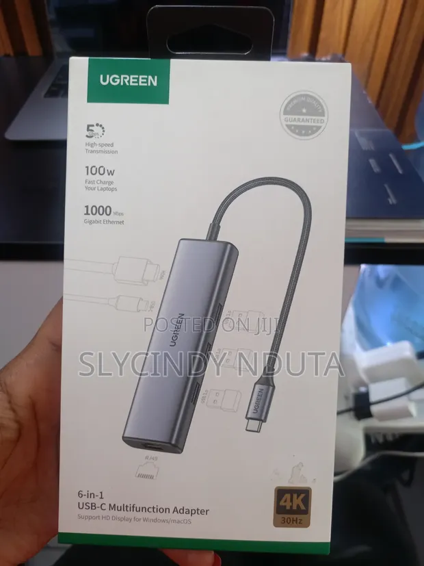 Ugreen 6-in-1 USB-C Multifunction Adapter - 1