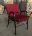 Red Stackable Event Chair with Armrest - 3