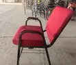 Red Stackable Event Chair with Armrest - 4