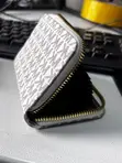 White Patterned Card Holder - 1