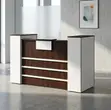 1.8m Custom Wooden Office Counter Desk - 2