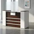 1.8m Custom Wooden Office Counter Desk - 3
