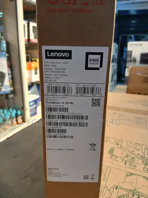 New Lenovo Thinkbook 14 Laptop - Intel Core i7, 16GB RAM, 512GB SSD