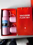 Vacuum Water Bottle Set - Pink - 2