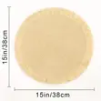 Woven Fringe Round Placemats — Set of 6 - 3