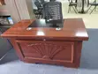 1.2m Rectangular Mahogany Desk with Laminate - 3