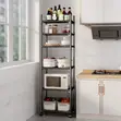 6-Tier Kitchen Storage Rack Trolley - 2