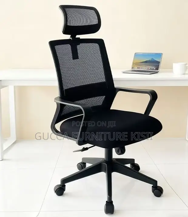 J-154 High Back Mesh Swivel Chair - 1