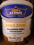 Crown Paints Silk Emulsion Paint - White - 1