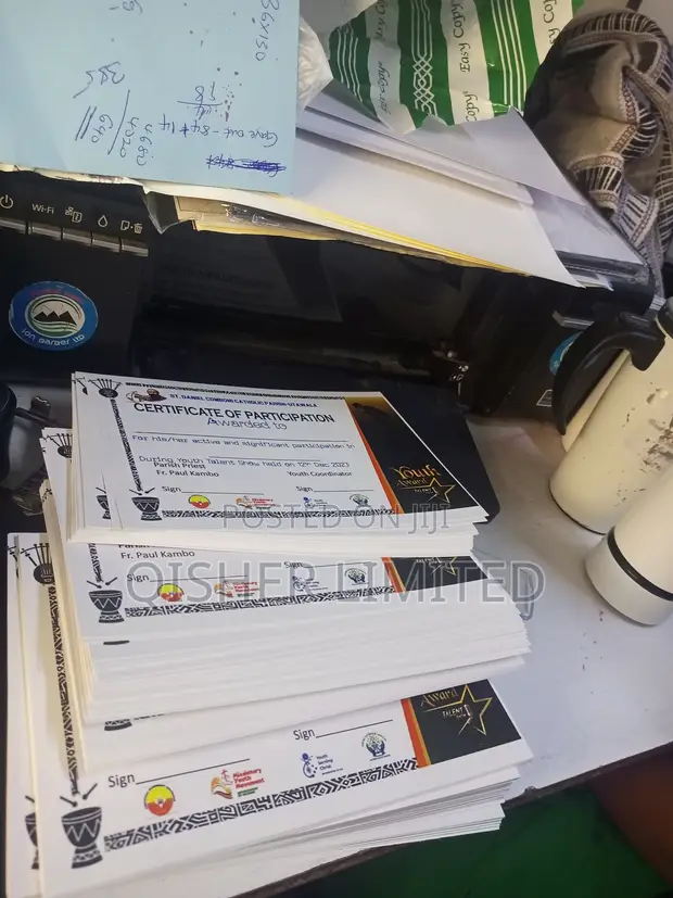 Professional Certificate Printing Services - 1