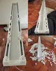 Aluminium Double Curtain Rails - Rust Resistant - 1