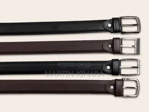 Unisex Leather Waist Belt