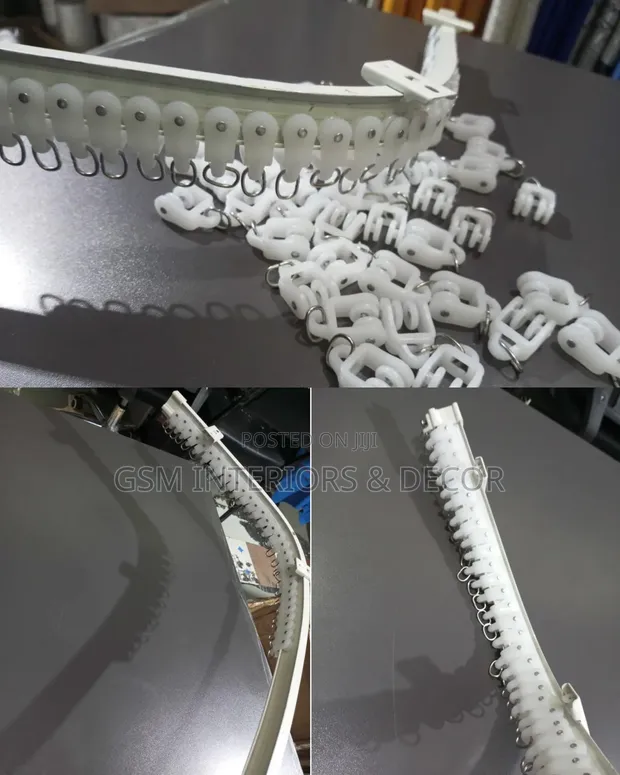 Bendable Aluminium Curtain Tracks for Modern Hospital Partitions - 1