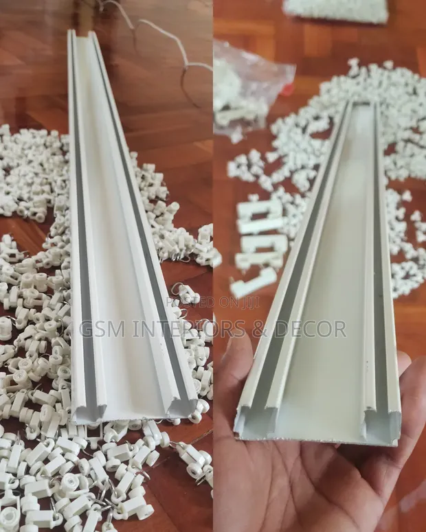 Easy to Fix Aluminium Curtain Rails - 1