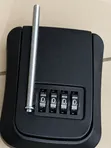 Metallic 4-Digit Combination Key Lock Box - 2