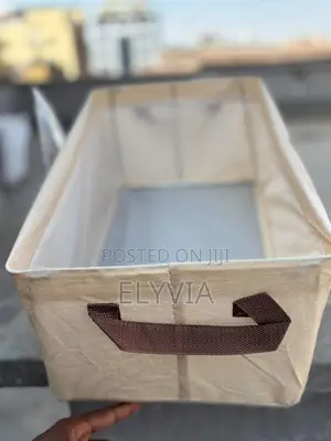 Brown Fabric Closet Organizer - Medium