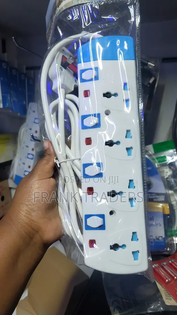 4-Way Power Extension Cord with 3m Cable & Individual Switches - 1
