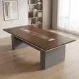 2.4M Modern Executive Wooden Boardroom Table - 2