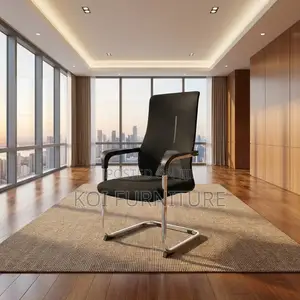 Ergonomic Mesh Visitor Chair - Black